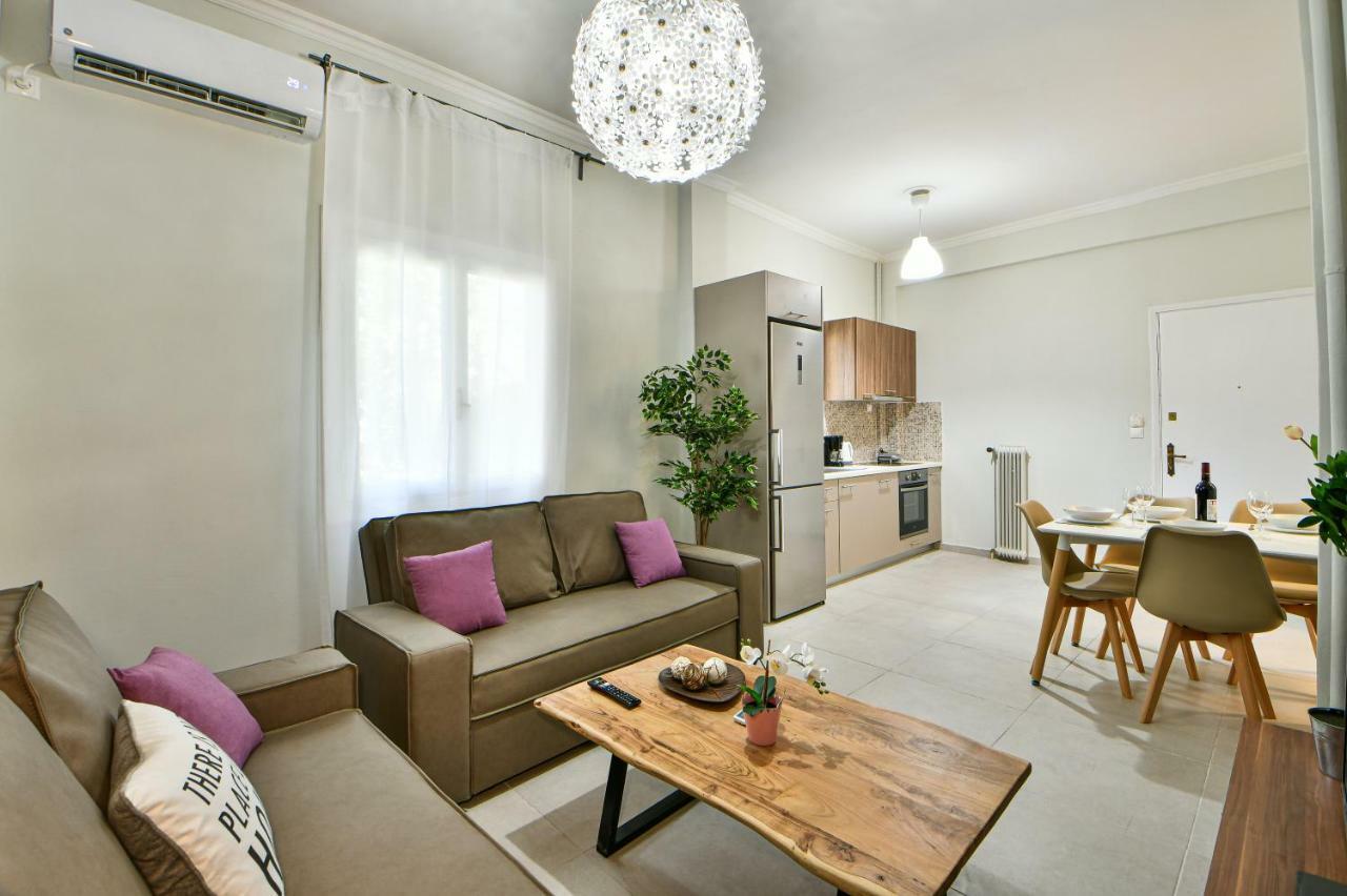 Dafni  Fresh & Renovated Apartment Next To Metro Station מראה חיצוני תמונה